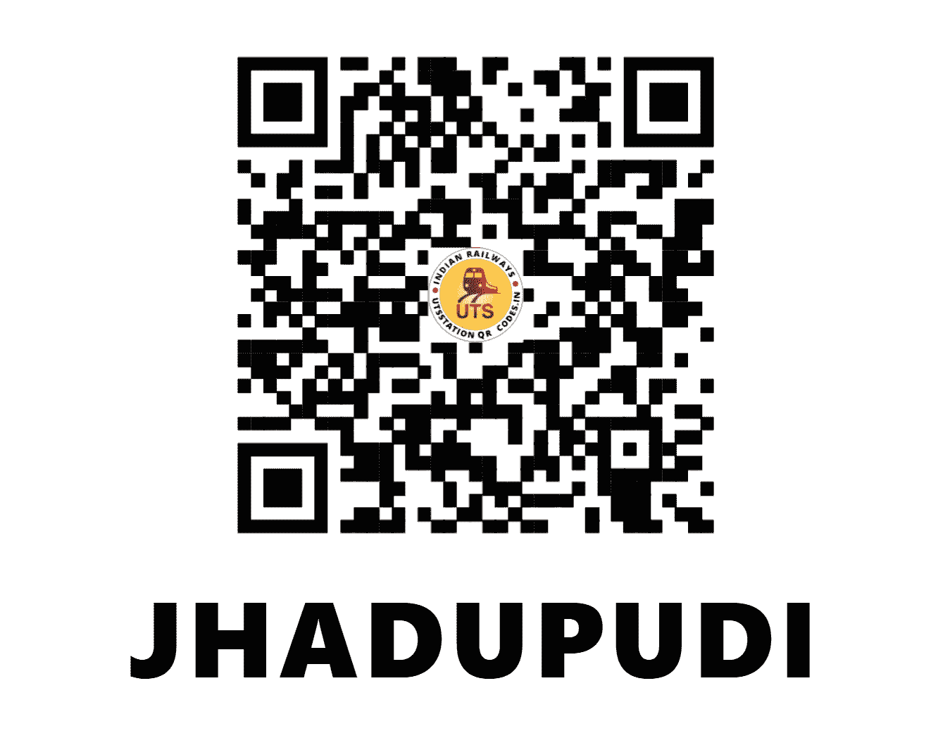 UTS QR Code for JHADUPUDI - JPI - EO (ANDHRA PRADESH)